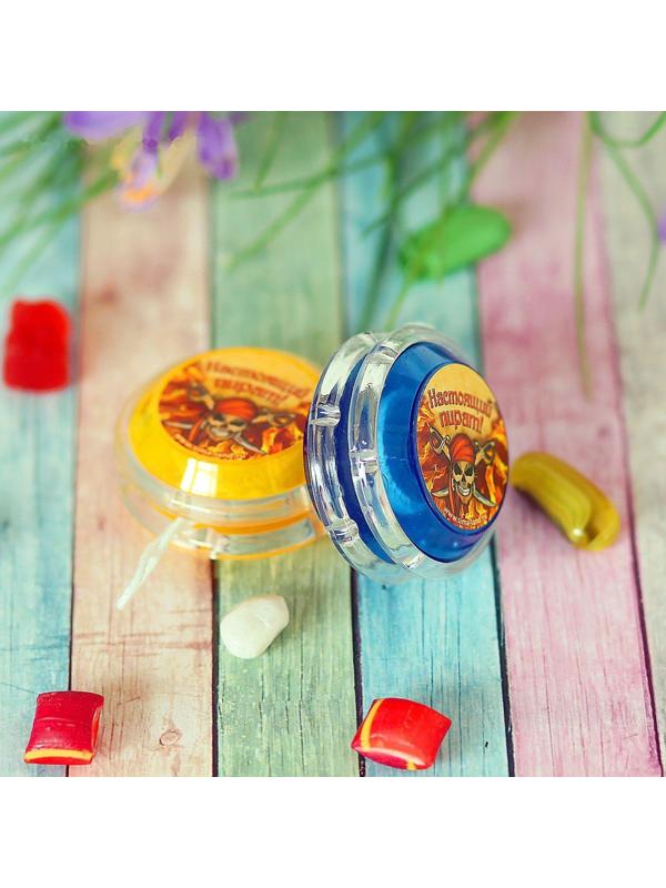 Йо-Йо «Настоящий пират», шарики внутри, d=4,7 см цвета МИКС