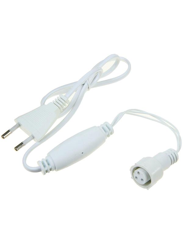 Гирлянда «Занавес» 2 × 3 м, IP44, УМС, тёмная нить, 760 LED, свечение синее, 220 В