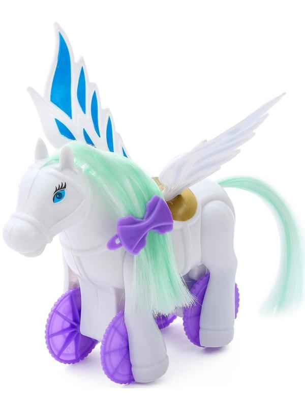 Игрушка заводная «Лошадка- Пегас», МИКС