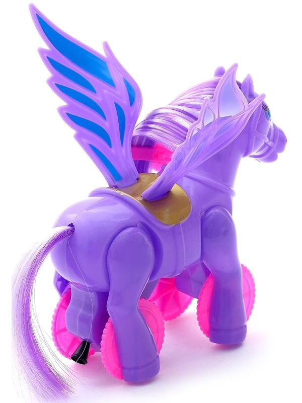 Игрушка заводная «Лошадка- Пегас», МИКС