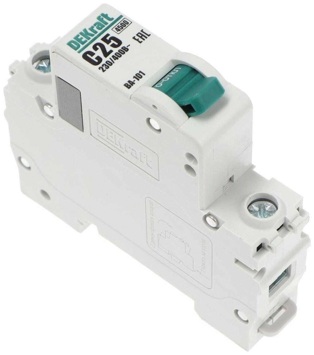 Выключатель автоматический, однополюсный, 25А