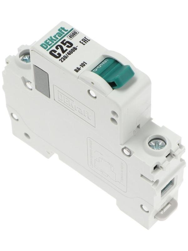 Выключатель автоматический, однополюсный, 25А