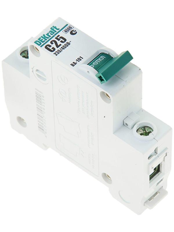 Выключатель автоматический, однополюсный, 25А