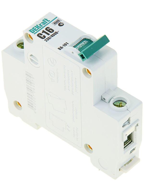 Выключатель автоматический. однополюсный, 16А