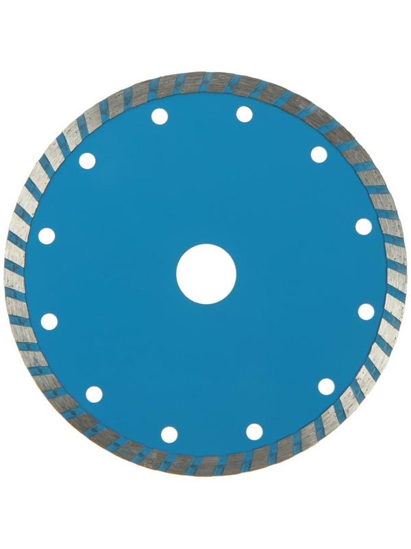 Диск алмазный отрезной ТУНДРА, TURBO, сухой рез, 150 х 22 мм