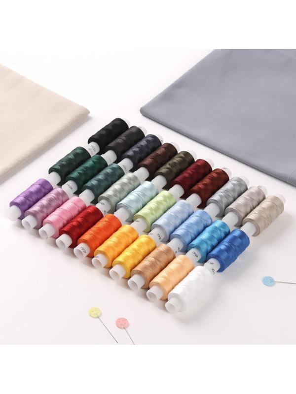 Набор ниток 45ЛЛ, 200 м, 30 шт, цвет МИКС