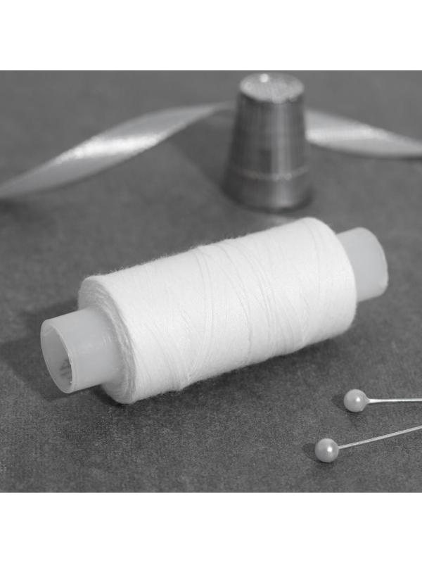 Нитки 40ЛШ, 200 м, цвет белый №0101