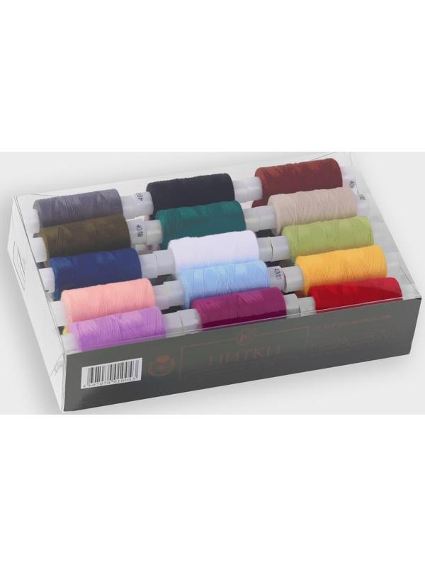 Набор ниток 40ЛШ, 200 м, 30 шт, цвет МИКС