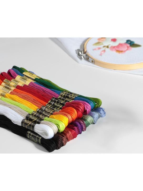 Набор ниток мулине «Ленинградское мулине», 10 ± 1 м, 25 шт, цвет разноцветный