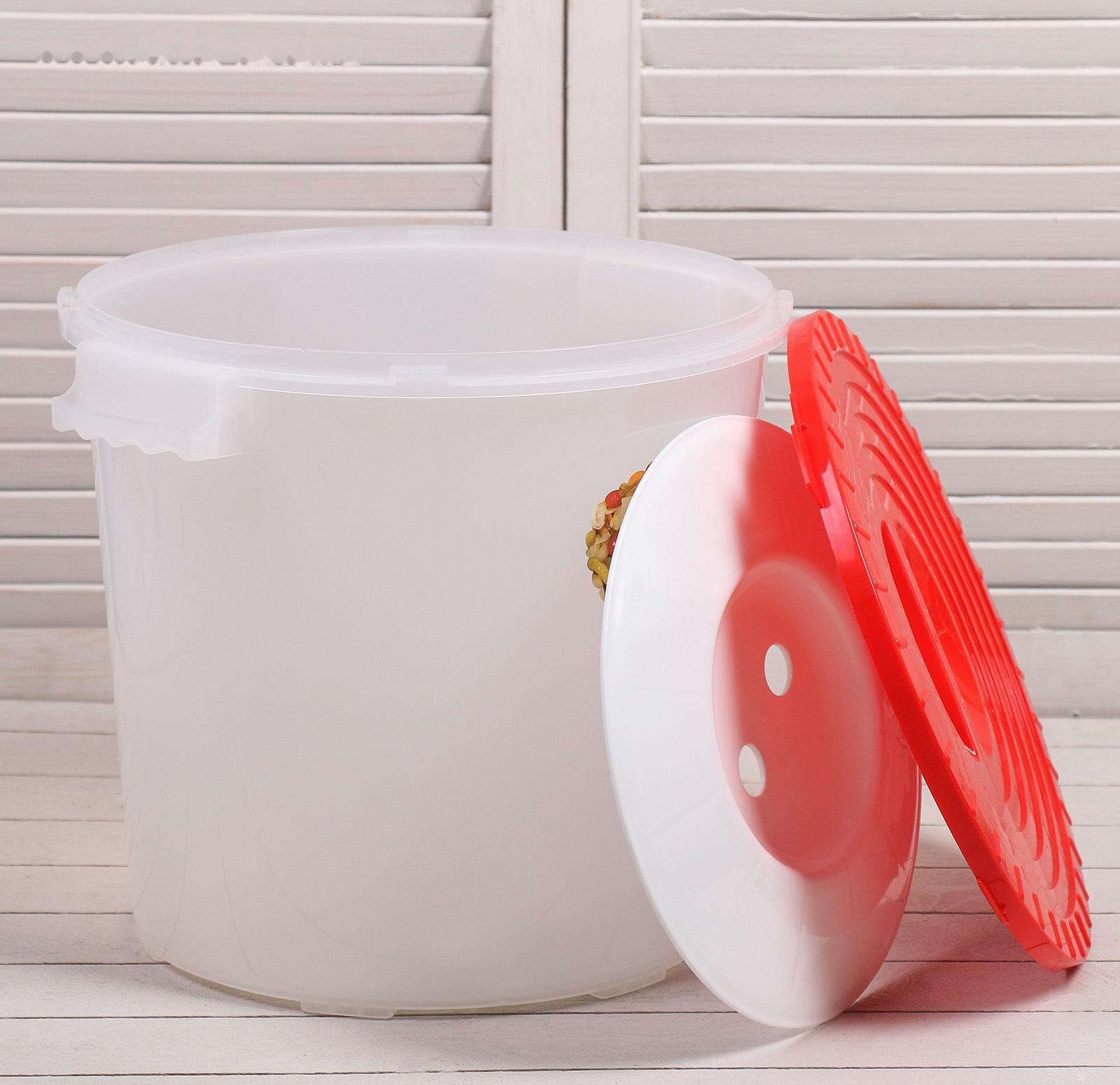 Бак пищевой «Для солений», 25 л, с гнётом