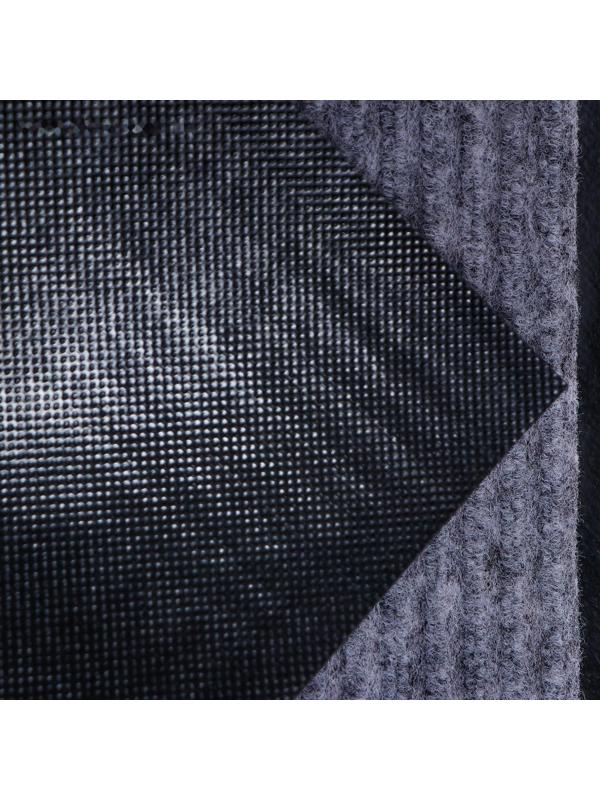 Коврик придверный влаговпитывающий, ребристый, «Стандарт», 50×80 см, цвет серый