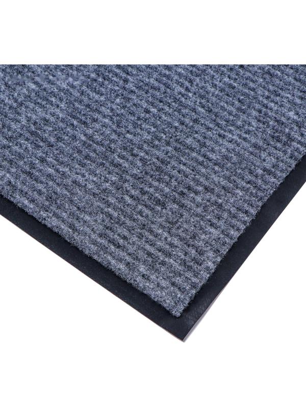 Коврик придверный влаговпитывающий, ребристый, «Стандарт», 60×90 см, цвет серый