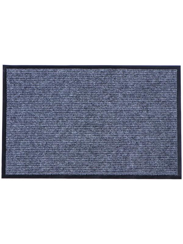 Коврик придверный влаговпитывающий, ребристый, «Стандарт», 60×90 см, цвет серый