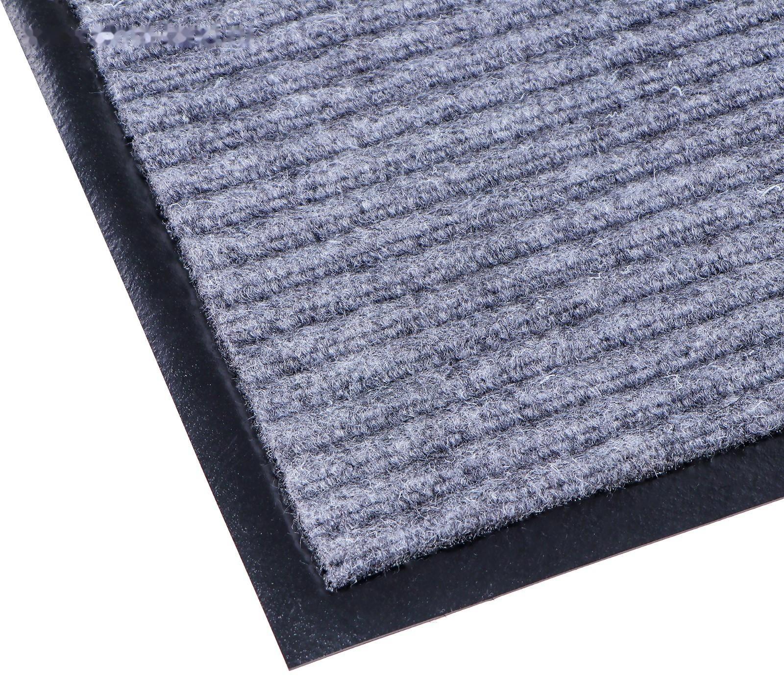 Коврик придверный влаговпитывающий, ребристый, «Стандарт», 40×60 см, цвет серый