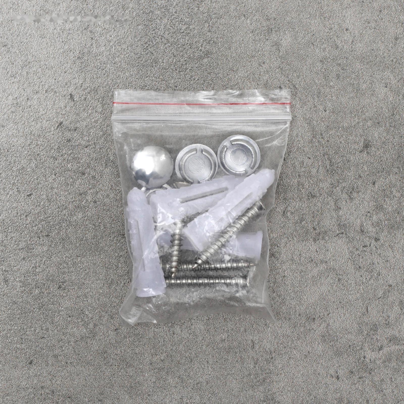 Крючок настенный на планке, двигающийся, Accoona A166-8, 8 шт, цвет хром