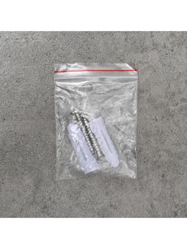 Крючок настенный на планке, двигающийся, Accoona A163-3, 3 шт, цвет хром