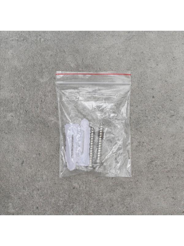 Крючок настенный, двойной Accoona A11201-2 , цвет хром