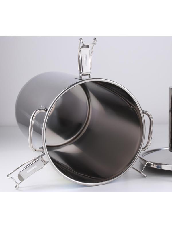 Самогонный аппарат «Первач Элит», 20Т, 20 л, термометр, клапан избыточного давления, слив отходов, охлаждение