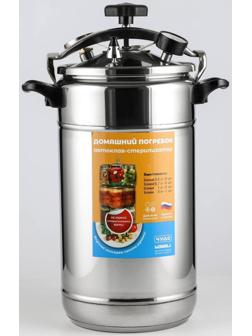 Автоклав-стерилизатор «Домашний погребок», 22 л, манометр, термометр, клапан сброса давления