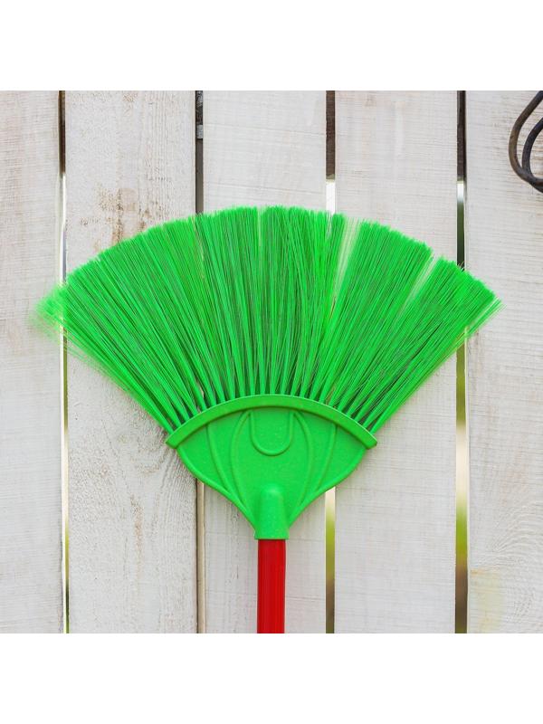 Метла веерная без черенка, цвет МИКС