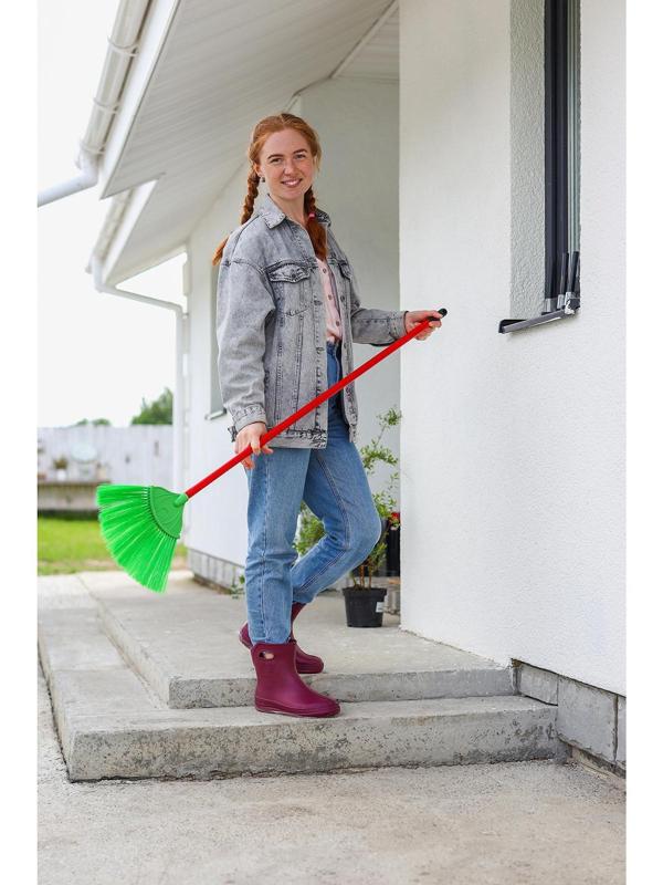 Метла веерная без черенка, цвет МИКС