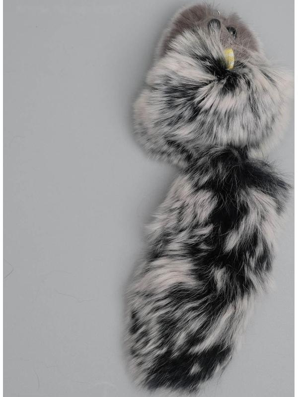 Мышь из натурального меха кролика, 6 см, микс цветов