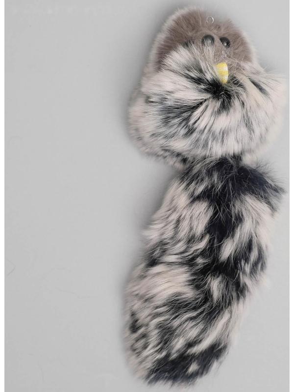 Мышь из натурального меха кролика, 6 см, микс цветов