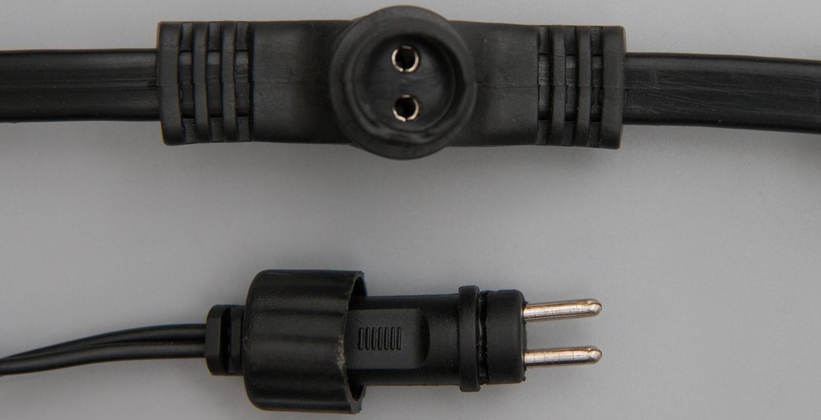 Гирлянда «Занавес» 2 × 6 м, IP44, УМС, тёмная нить, 1440 LED, свечение мульти, 220 В