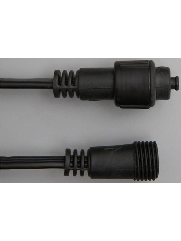 Гирлянда «Занавес» 2 × 6 м, IP44, УМС, тёмная нить, 1440 LED, свечение мульти, 220 В