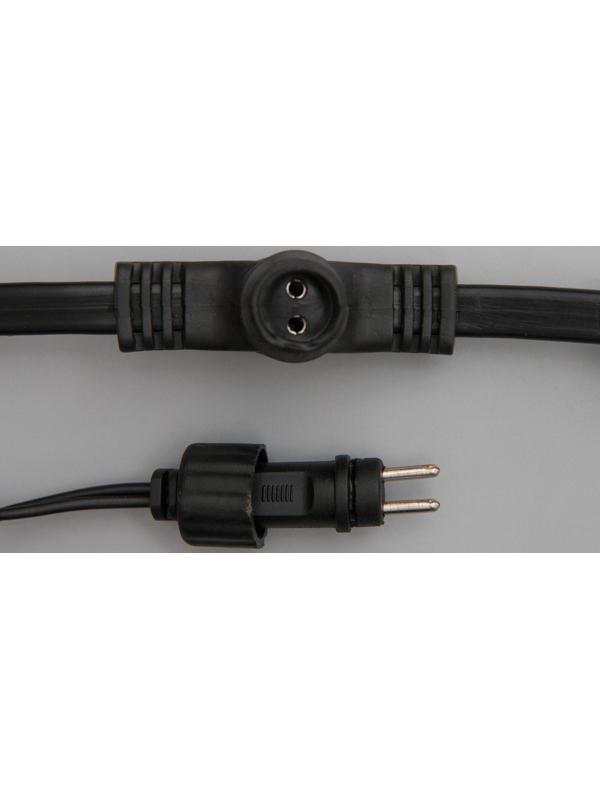 Гирлянда «Занавес» 2 × 6 м, IP44, УМС, тёмная нить, 1440 LED, свечение мульти, 220 В