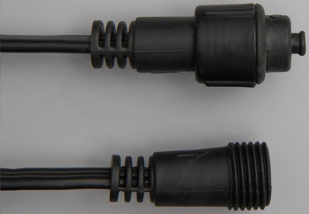 Гирлянда «Занавес» 2 × 6 м, IP44, УМС, тёмная нить, 1440 LED, свечение синее, 220 В