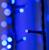 Гирлянда «Занавес» 2 × 6 м, IP44, УМС, тёмная нить, 1440 LED, свечение синее, 220 В