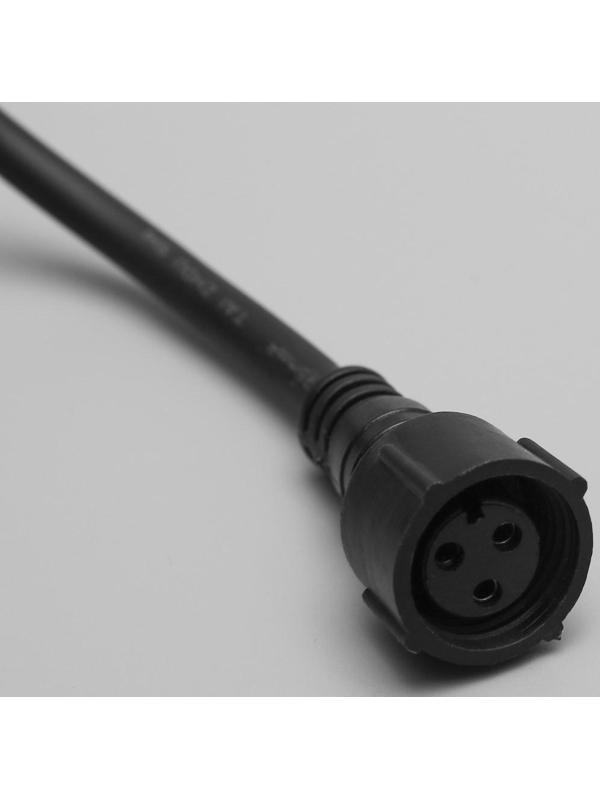 Шнур питания для гирлянд УМС до 3000 светодиодов, 3W, нить тёмная, 300 см, 220 В