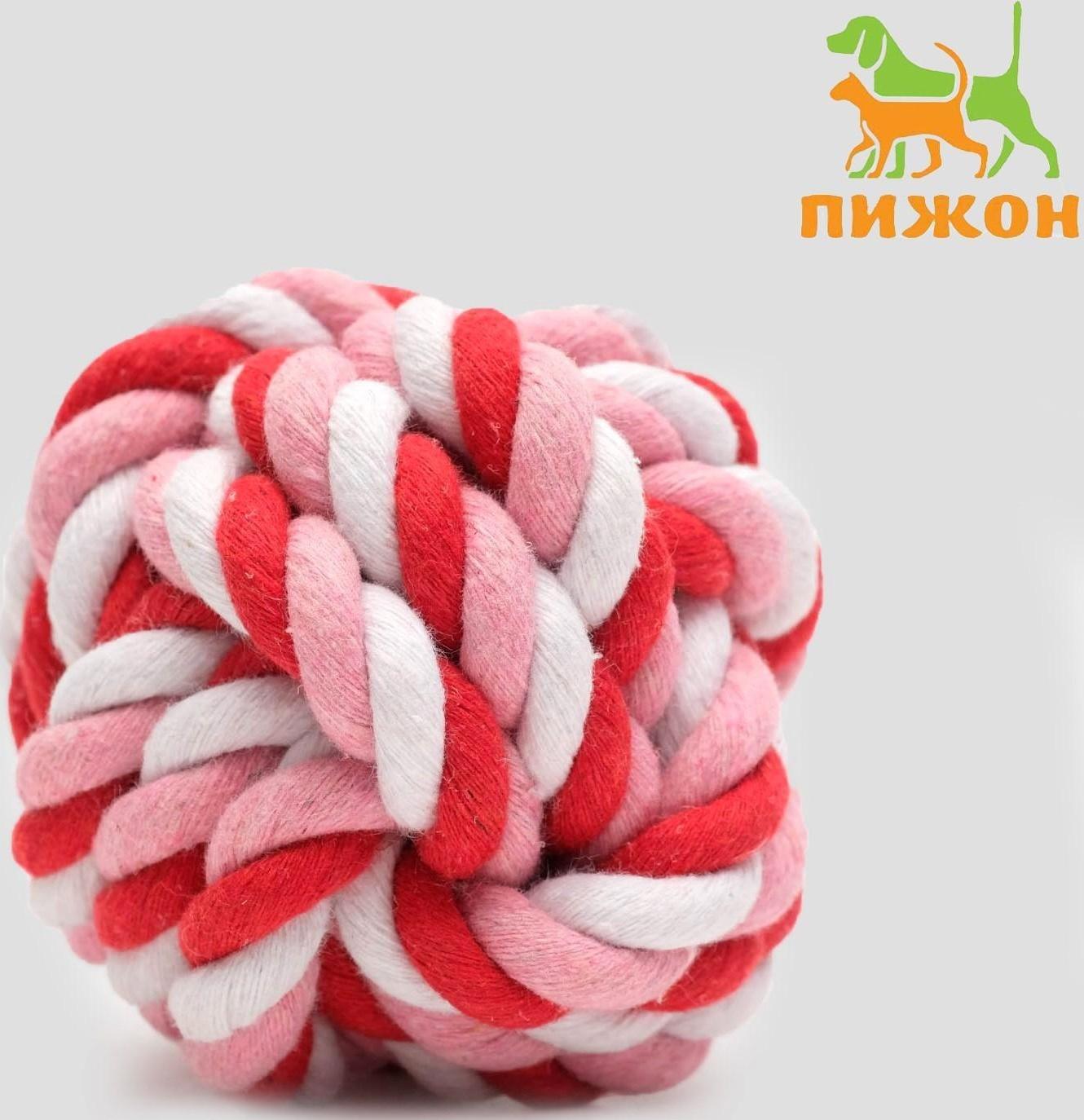 Мячик из каната, 6 см, микс цветов