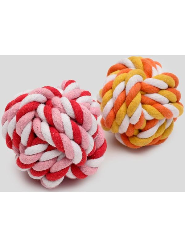 Мячик из каната, 6 см, микс цветов