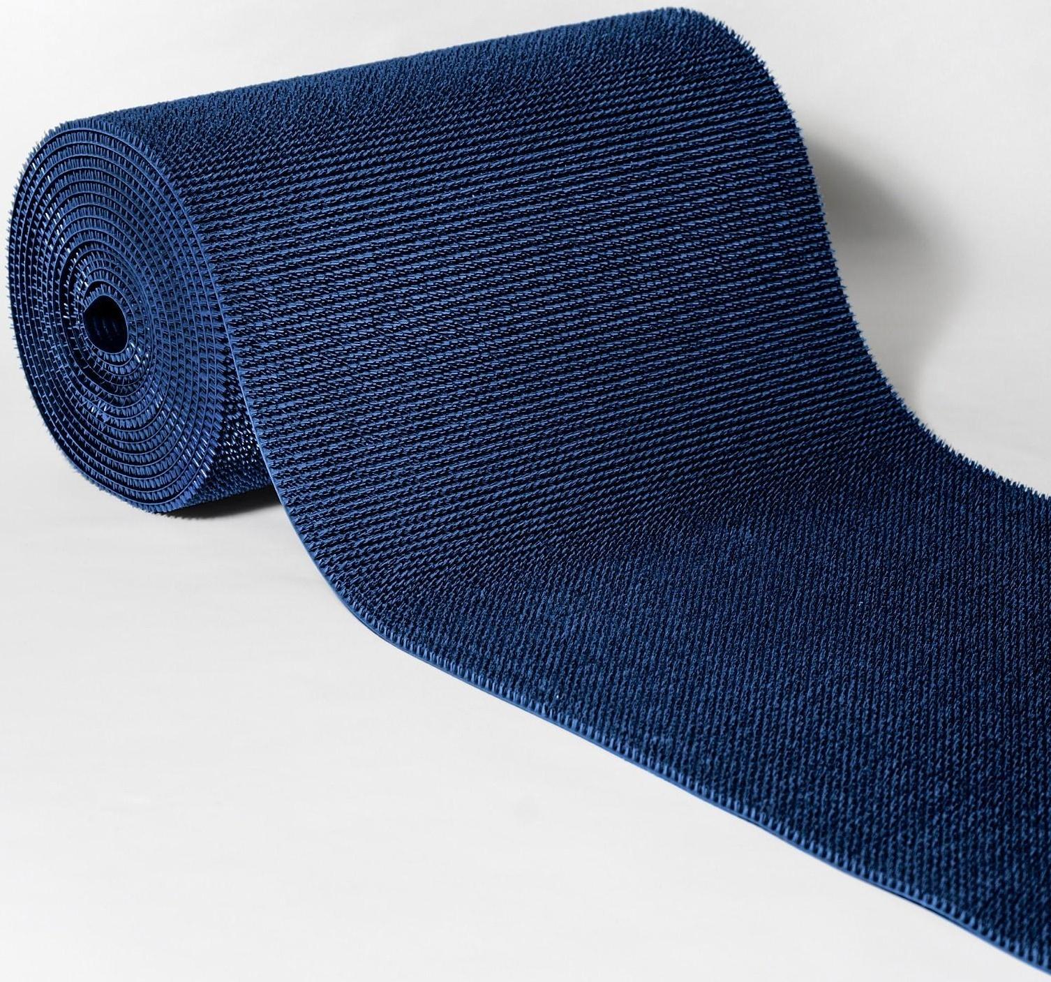 Покрытие ковровое щетинистое «Травка», 0,9×15 м, в рулоне, цвет синий металлик