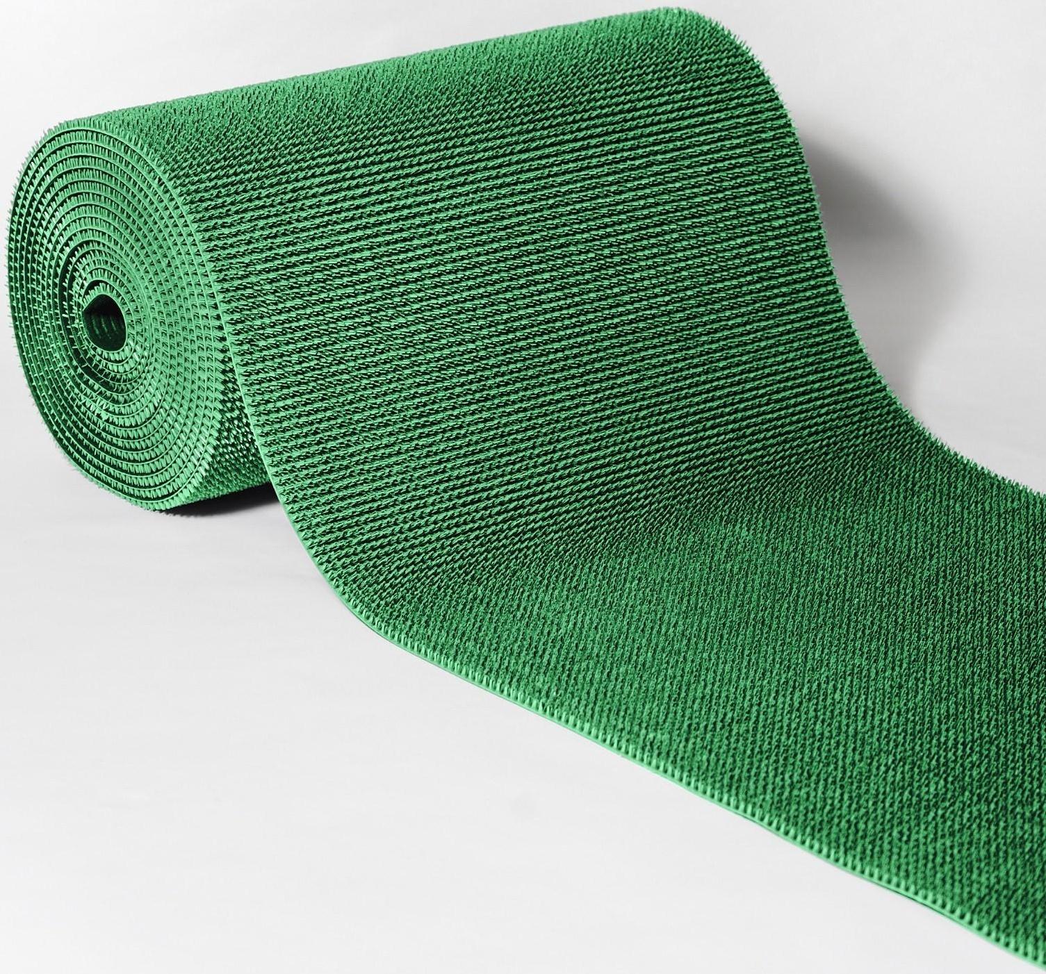 Покрытие ковровое щетинистое «Травка», 0,9×15 м, в рулоне, цвет зелёный