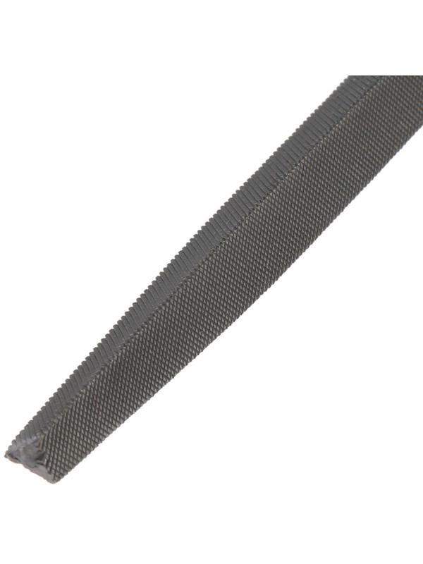 Напильник ТУНДРА, трехгранный, сталь У10, деревянная рукоятка, №2, 150 мм