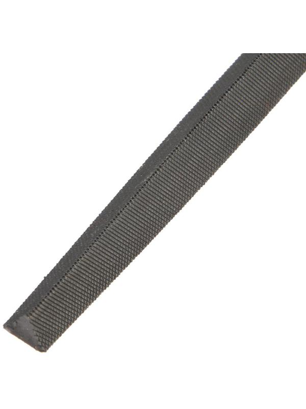 Напильник ТУНДРА, трехгранный, сталь У10, деревянная рукоятка, №2, 200 мм