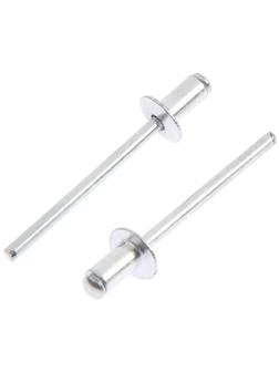 Заклёпки вытяжные ТУНДРА krep, алюминий-сталь, 50 шт, 4 х 8 мм