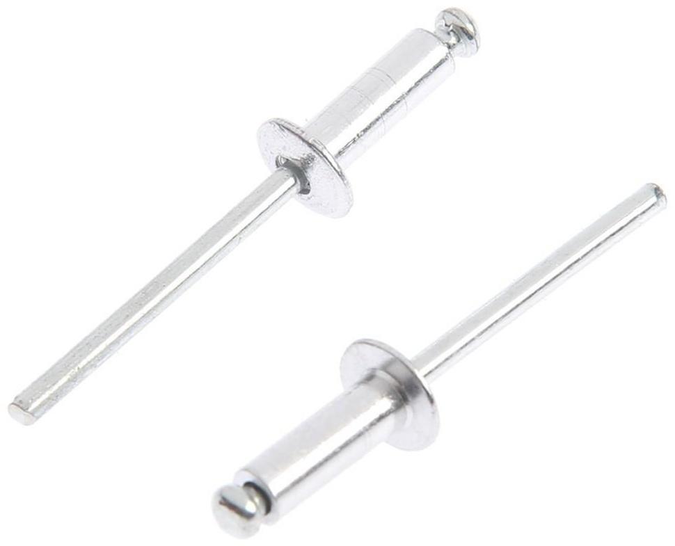 Заклёпки вытяжные ТУНДРА krep, алюминий-сталь, 50 шт, 4 х 12 мм