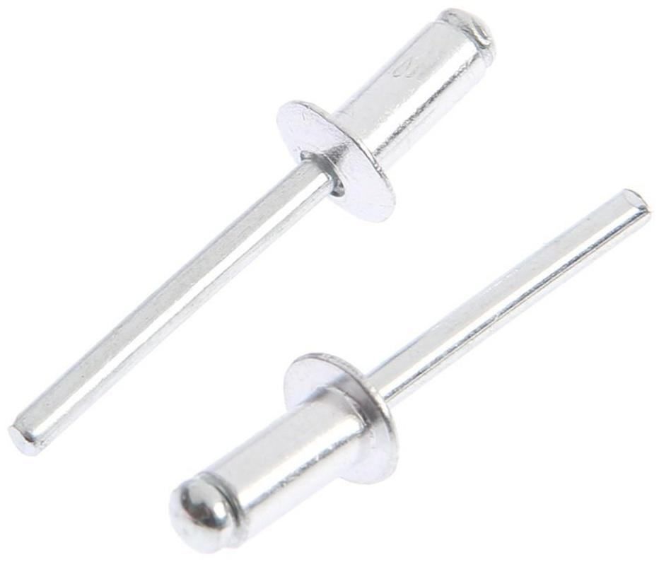 Заклёпки вытяжные ТУНДРА krep, алюминий-сталь, 50 шт, 4.8 х 10 мм