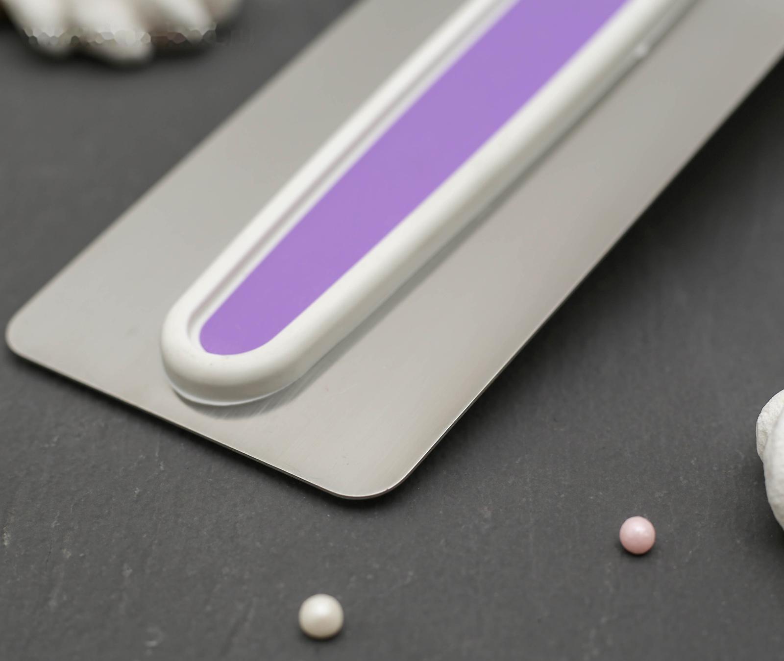 Шпатель кондитерский Доляна, 22,7×7,6 см, цвет фиолетовый