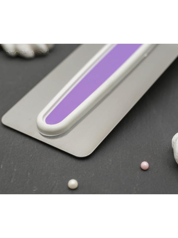 Шпатель кондитерский Доляна, 22,7×7,6 см, цвет фиолетовый