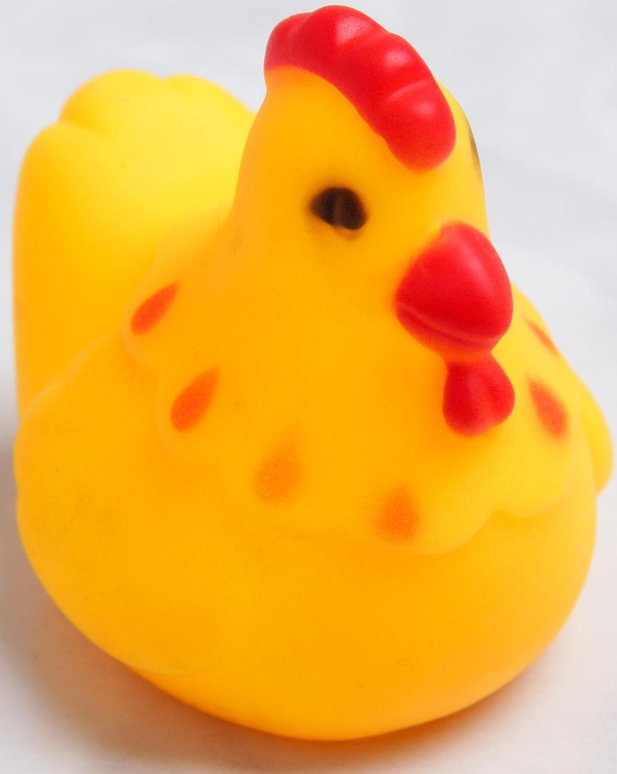 Набор игрушек для игры в ванне «Курочка», 5 шт, с пищалкой