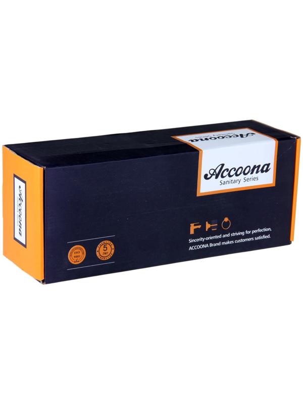 Смеситель для кухни Accoona A4130F, однорычажный, чёрный, матовый