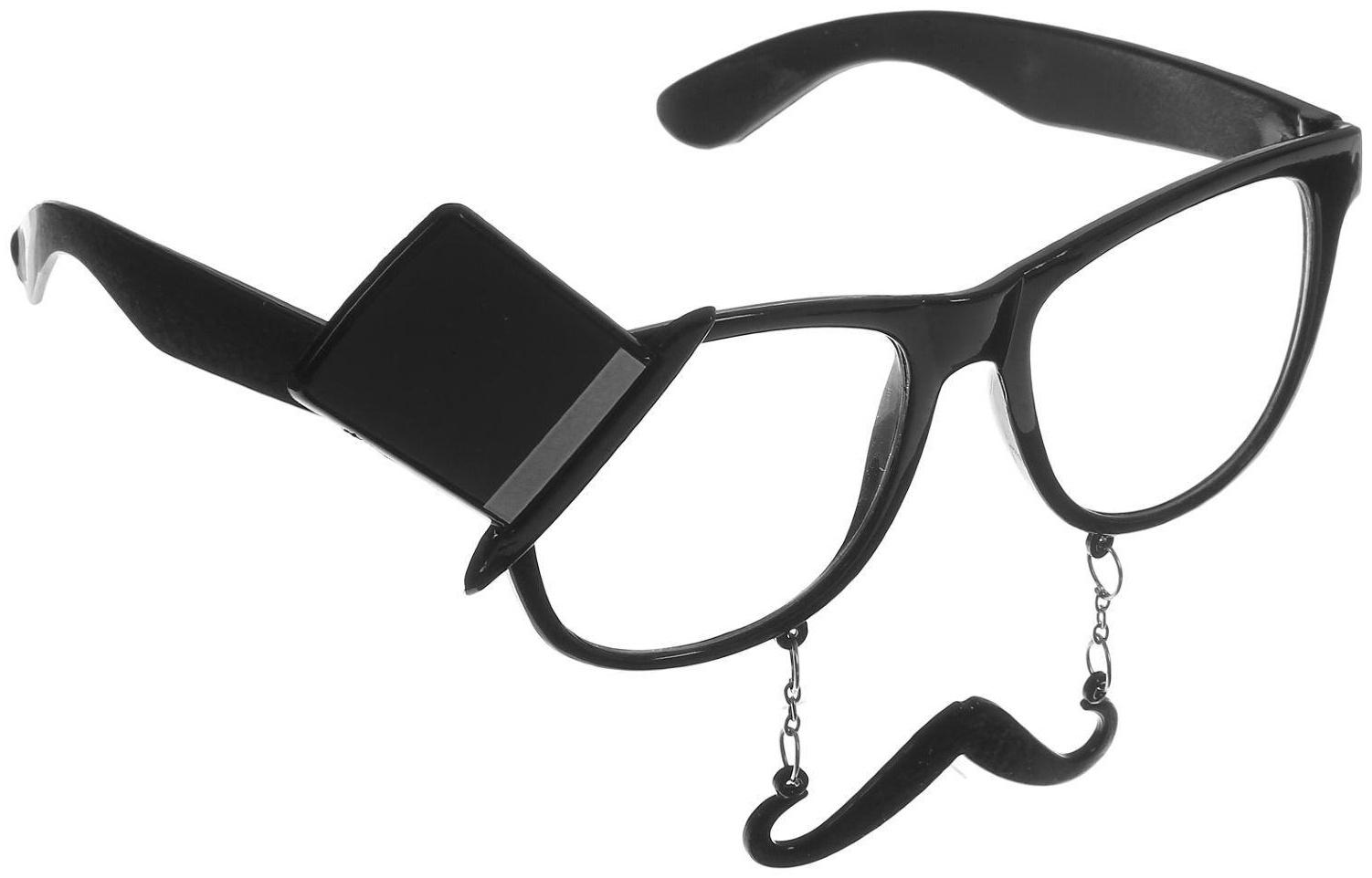 Карнавальные очки «Классик», с усиками