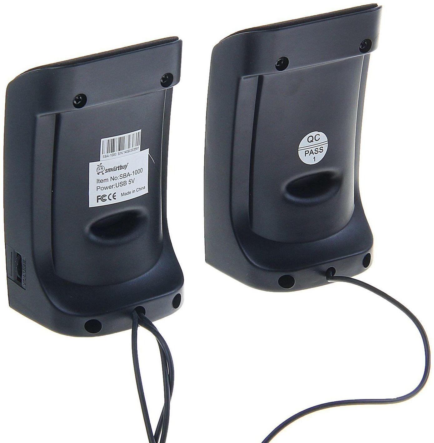 Компьютерные колонки 2.0 SmartBuy ORCA BAND SBA-1000, 2х3Вт, черные