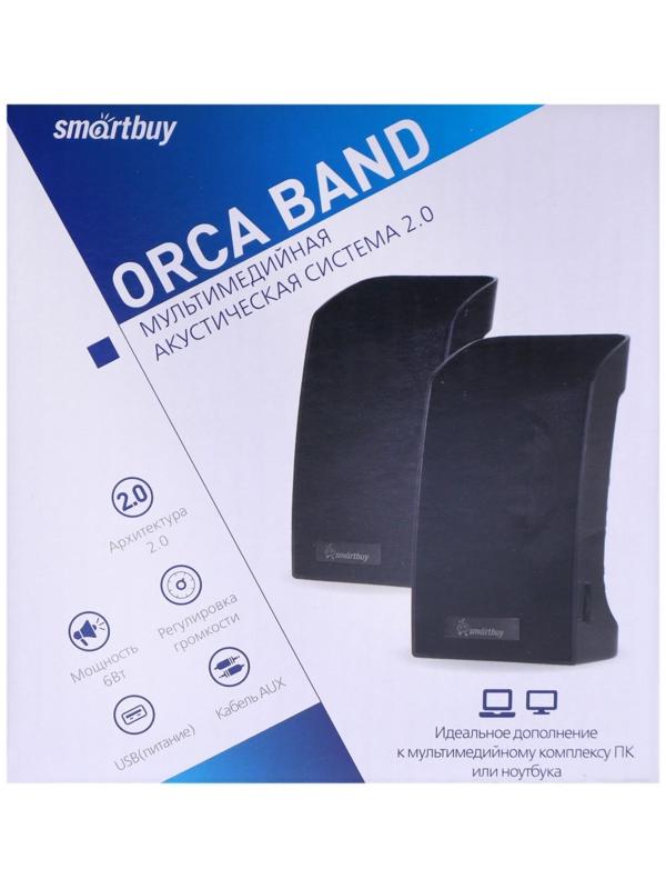 Компьютерные колонки 2.0 SmartBuy ORCA BAND SBA-1000, 2х3Вт, черные