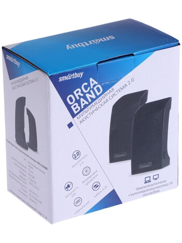 Компьютерные колонки 2.0 SmartBuy ORCA BAND SBA-1000, 2х3Вт, черные